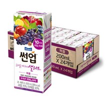 썬업 과일야채샐러드 퍼플 200ml 24개