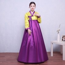 한복 전통 고대 여성의 의상 결혼식 사진 대장진 공연 무용 의상