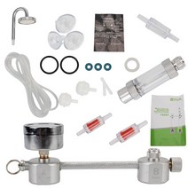 HOOMIN DIY 솔레노이드 밸브와 수생 식물 성장을 위한 CO2 발생기 수족관 시스템 키트 버블 카운터 디퓨저