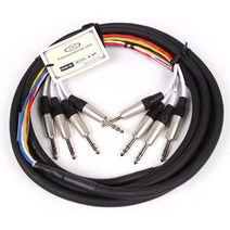 EWI MTPS-4-10M 멀티케이블 4채널 55잭 교회 학교 행사 공연 수련회