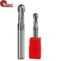 텅스텐봉 용접 2 플루트 볼 노즈 엔드 밀 텅스텐 카바이드 커터 CNC 라우터 비트 밀링 도구 HCR65, [02] R0.75x3x4Dx50
