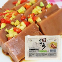 바른팜스 공주 임진밤묵 400g x 3팩 쫀득 탱글 공주밤묵