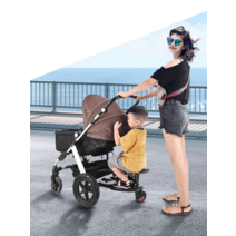 유모차보조발판 보조 의자 라이더 트레일러 시트 보드, 블루