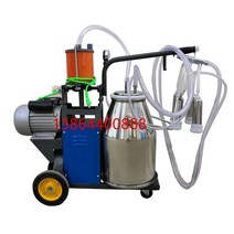 이동식 우유짜는기계 자동착유기 진공펌핑기 소농장, 양을 위한 피스톤 더블 핸들