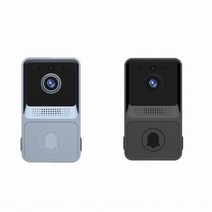 스마트 인터폰 Aiwit hd 1080p 스마트 와이파이 비디오 초인종 카메라 비주얼 인터폰 나이트 비전 ip, 검은 초인종
