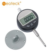 다이얼 게이지 표시기 Neoteck DTI 디지털 다이얼 표시기 프로브 테스트 게이지 0-25.4mm 1 인치 0.001, 한개옵션0