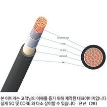전선 TFR 8 35SQ x 2C M단위판매 130541전선 조명 부자재 인테리어 인테리어용품, M단위판매 E100209