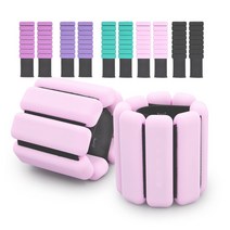 Makone 상표등록 운동기구 짐끌기 손목시계 발고리 실리콘 요가 손목 발목 샌드백 각반 헬스기구 연습용 조깅운동 스커트운동, T08-500g보라색