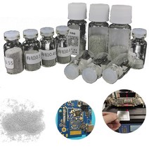 Sn63 Pb37 납 솔더 볼 병 25k/병 BGA 0.2-0.76MM IC 칩 BGA PCB 리볼링 마더보드 도구 1 개입, 08 0.35mm
