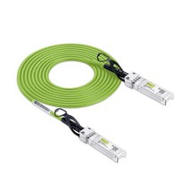 10Gtek SFP+ DAC 듀얼 코어 케이블은 Cisco SFP-H10GB-CU2M과 호환 Ubiquiti UniFi Fortinet 등, Green