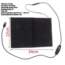 전기장판 애완 동물 난방 패드 5V USB 전기 히터 겨울용 매트 카펫 러그 탄소 섬유 핸드 워머, 08 As Pic Show
