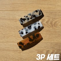 84x84 호피 3컬러 머리핀
