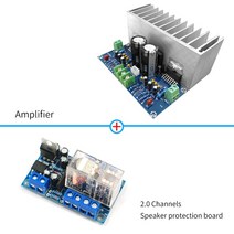 앰프 UNISIAN TDA7293 오디오 전력 증폭기 100W Hight Powr 2.0 채널 클래스-AB 보드 스테레오 시스템, 01 Amplifier 2