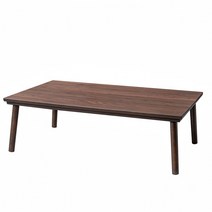 코타츠 테이블 폭 120cm 직사각형 세련된 북유럽 나무 천연 나무 코타츠 테이블 큰 燬燵 둥근 다리 원적외선 플랫 히터