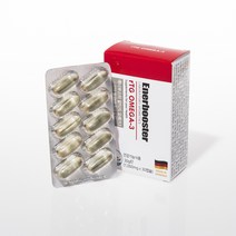 에너부스터 알티지 오메가3 1000mg 30캡슐 식물성캡슐 독일직수입 초임계, 4개