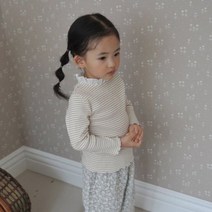 버터컵 프릴핀골지t 유아동복 상의 키즈 주니어 나들이 등원룩 데일리