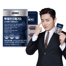 건조한 눈 개선 GNM 루테인 오메가3 1박스(총 1개월분) / 눈건강 비타민A 비타민E