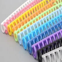 플라스틱 제본링 소량책재본 제본만들기 제본용링, 색상, 흰색