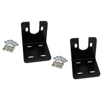 GHSHOP 2pc U-775 795 장착 L 브래킷 DIY 모터 마운트 U 모양 DC 마이크로 내구성, 52x54x50mm, 블랙, 철