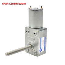 웜기어 감속기 4632-370 12V 볼트 DC M6 나사 샤프트 길이 50MM 3V6V24V 웜 기어드 모터 역방향 감속 자, 12 66rpm_01 6V