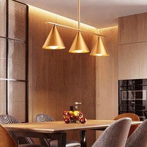 소피아 3등 식탁등 포인트등 (펜던트/KC인증), 색상:블랙