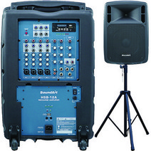 한송전자 이동식 버스킹 충전식 400와트 앰프 스피커 HSB-12A / HSB-12 - STM, HSB-12 (패시브스피커)