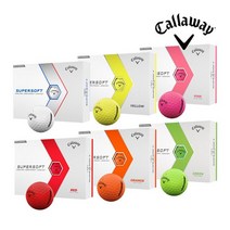 캘러웨이 2023 슈퍼 소프트 골프볼 2PCS, 화이트(유광)