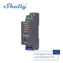POE 허브 스위치 분배기 Shelly Pro 2 채널 DIN 레일 릴레이 WiFi 개선 안전 기능 포함 중고 홈 오토메이션 플랫폼 호환, 쉘리 프로 2, 쉘리 프로 2