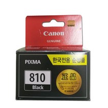 Pixma MP258 프린터 PG-810 검정 정품잉크, 단품