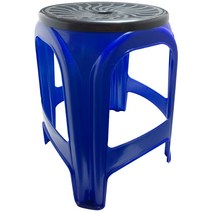 보스코 플라스틱 의자 회전 신형 보조 간이 야외 행사 편의점 포장마차 플라스틱의자, 블루