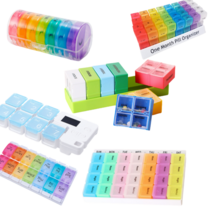 한달 30일 요일 매일 자동 하루 한달 약통 비타민 케이스 휴대용 밀폐 약 알약 케이스 대형, Op11.파스텔약통 6칸-화이트