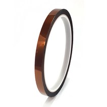 리젠아이 kapton 캡톤테이프 내열테이프 폴리이미드 8mm~60mm 5개묶음, 8mmx5개