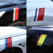 [팬덤] 올뉴모닝 흡집방지 포인트 휀다 튜닝 랩핑 스티커, 퍼포먼스(운전석), 1개