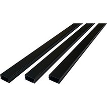 Small Latching Cable Raceway (375 Series) - 5ft - Black, 1