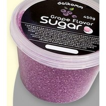 금강월드 천연 솜사탕 설탕 재료 솜사탕용 컵설탕 450g (포도) - 약 50명분