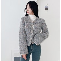 코바늘 샤첼 코코 트위드 가디건 패키지