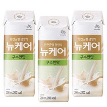 뉴케어 구수한맛 200mlx60팩 노인 환자 완전균형식 식사대용 보충식 영양간식 157033
