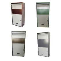 철제 가정용 아파트 원룸 빌라 단독주택 전원주택 무인 택배함 우편물 수취함 우편함 우체통, 그레이, 비밀번호형