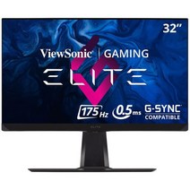 ViewSonic ELITE XG320Q 32인치 1440p 0.5ms 175Hz 게임 모니터 GSYNC 호환 HDR600 99% Adobe RGB HDMI 디스플레이 포트 및 e, 32-Inch 175Hz 2K