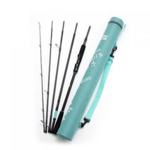 아부가르시아 아쿠아컬러즈 모바일 씨배스 농어 루어 낚시대 민트, 1개