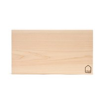 socean 국산 편백 나무 수제 과일통도마 무절 30cm x 17cm 핸드메이드 통원목 항균 이유식도마 나무결 우드 키친보드