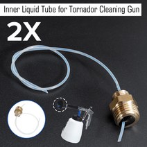 카샴푸 프리워시 세차 폼랜스 Tornador 청소 물총에 대 한 conector와 2개 자동차 액세서리 내부 액체 튜브 파이프