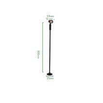 1W LED Picture 빛 메트 vintage Desk 조명 서 극 Lamp Spotlight 보석/폰 Store 쇼케이스 Display Case Si, 01 1w_01 Black, 02 warm white 3000K