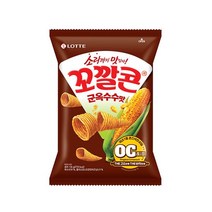 롯데 인간사료 스낵바 봉지과자 꼬칼콘 군옥수수맛 134g 3봉 사무실다과 홈파티, 7개