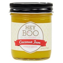 Hey Boo 헤이부 프리미엄 코코넛 잼 옥수수 시럽 없음 유제품 프리 미국산 283g, 1개
