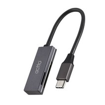 C타입 USB 3.2 GEN1 멀티 카드리더기 SD카드 TF카드 OTG 노트북 태블릿 맥북 스마트폰 카메라 디카 연결
