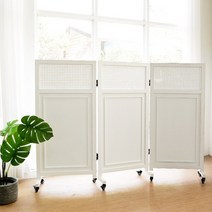 로브 이동형 바퀴 3단 파티션 (600) 인테리어 까페 사무실 칸막이 가벽2734658 3, 화이트