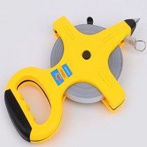 일반 측량 줄자 도로 공사 거리 스틸 공업용 100미터 건설 양면 눈금 되감기 손잡이 릴 원뿔 지지대 고리