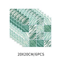20*20cm 벽지 자기 접착 성 욕실 방수 및 습기 방지 주방 타일 스티커 거실 침실 벽 Decora, 18 No.18