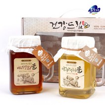 영월농협 건강드림 벌꿀선물세트/아카시아꿀550gx1병+야생화꿀55, 상세설명 참조, 없음
